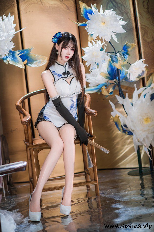 羽生三未 - NO.025 瓶儿 青花瓷旗袍[26P-309.3M]